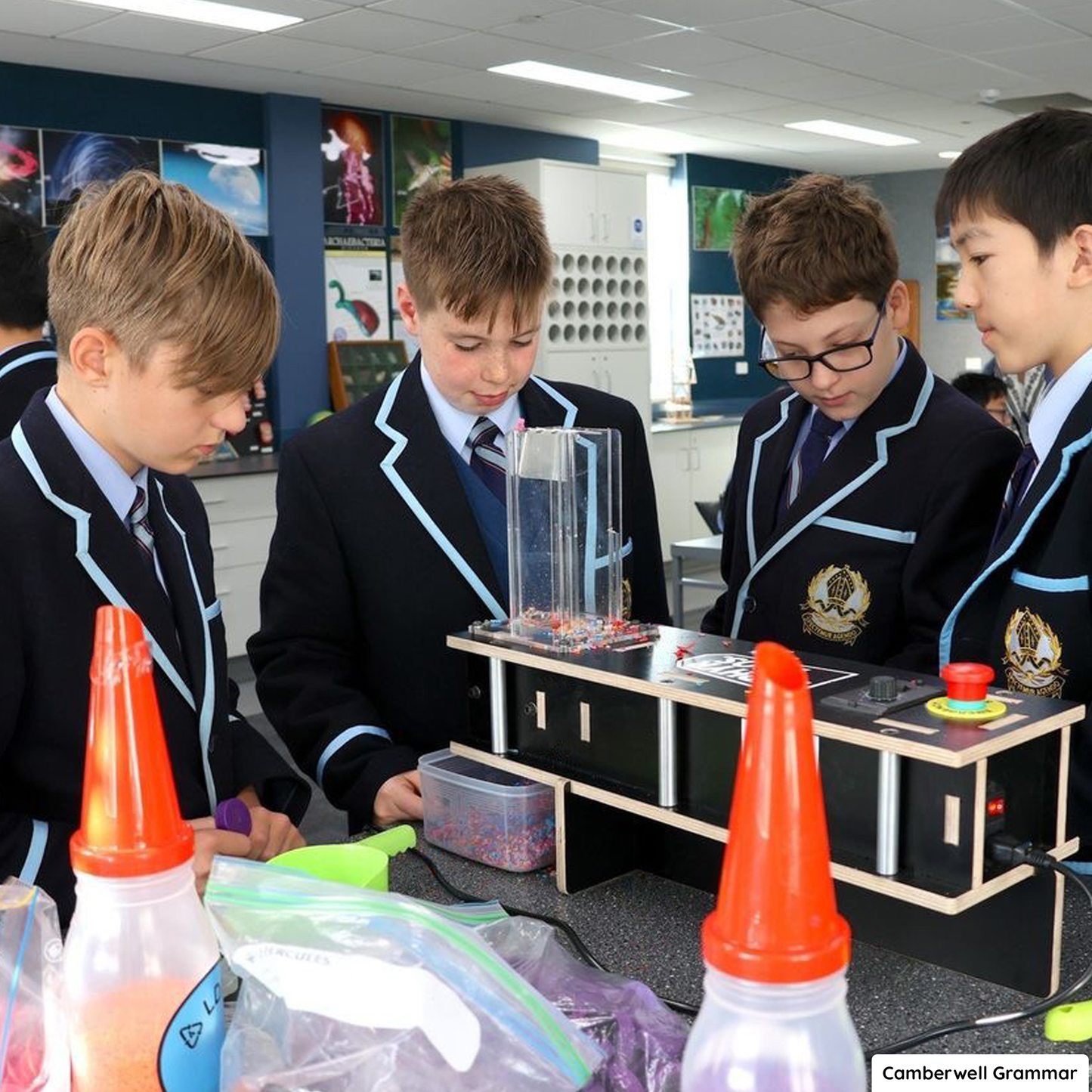 School safe shredder for plastic recycling